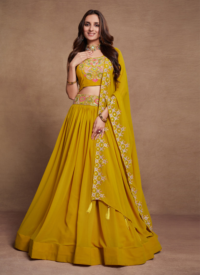 Buy Bollywood Celebrity Lehenga Choli Georgette Fabric With Heavy Sequence  Work Indian Wedding, Festival, Party Wear Lehenga Choli for Women Online in  India - E… | Bridal lehenga red, Lehenga choli wedding,