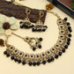 Black Kundan Choker Necklace Set