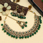 Green Kundan Choker Necklace Set