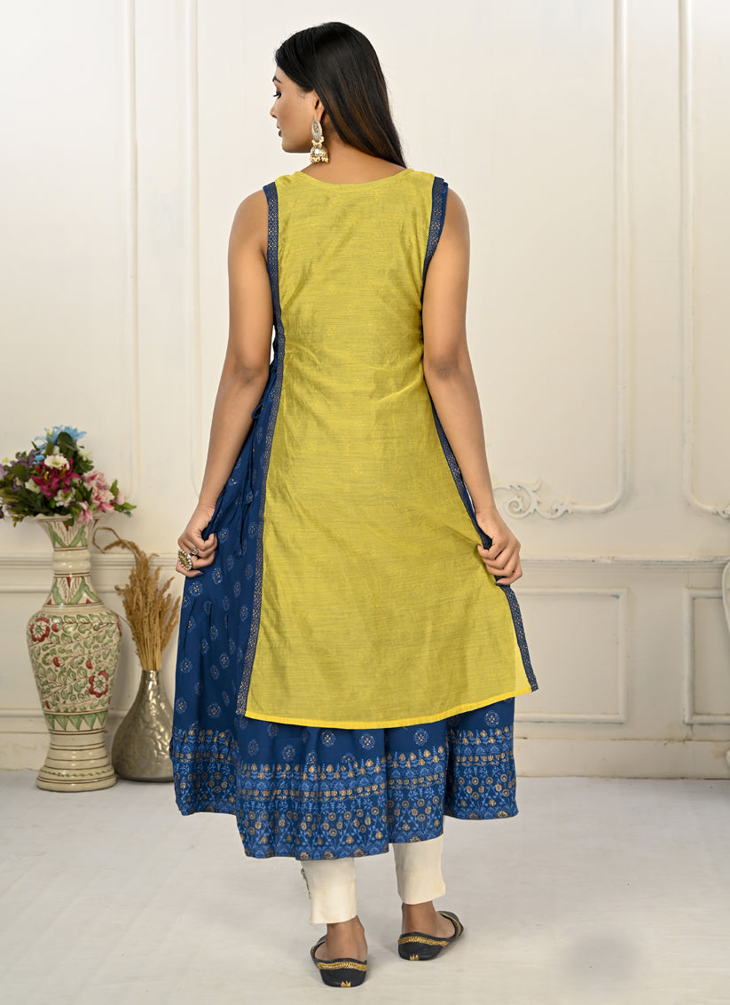 Double layer clearance anarkali kurti