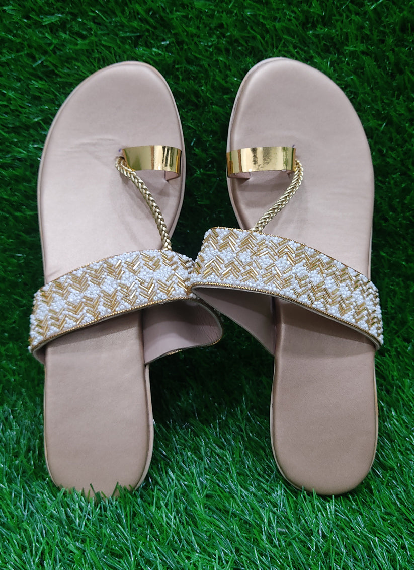Women Embellished Toe-Ring Heels Sandals