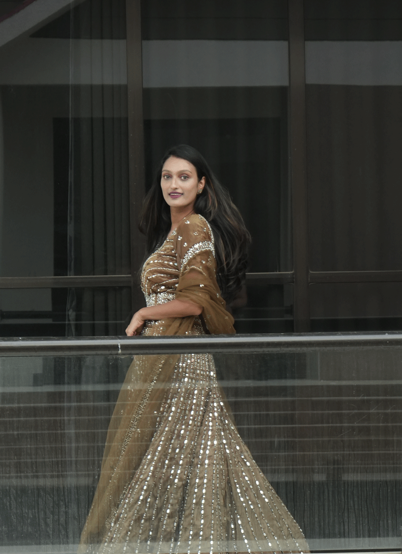 Chiku Tissue Heavy Embellished  Designer Lehenga Choli