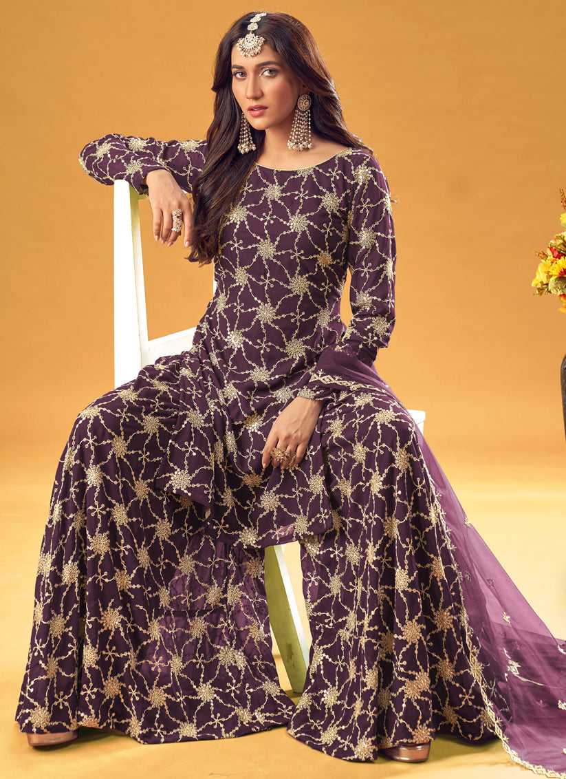 Buy palazzo suits outlet online