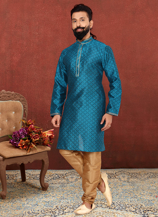Morpich Blackberry Mens Kurta Set