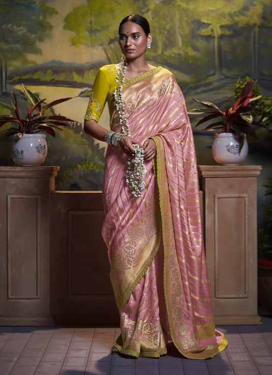 Buy Sensuous Yellow Saree Online in Australia @Mohey - Saree for Women